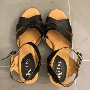 Kork-ease size 8, gently used heeled sandals